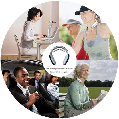 Intelligent Portable Neck Massager with Heat Cordless