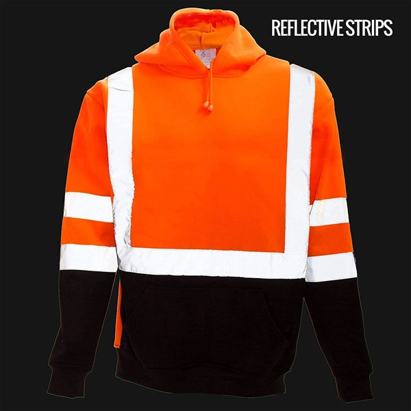 High Visibility  pull-over Hoodie