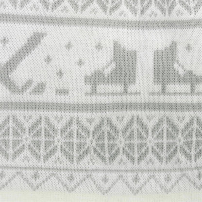 Knit Beanie with Pom and Cuff (Printed Logo)