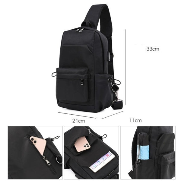 Crossbody Bag USB Charging Port