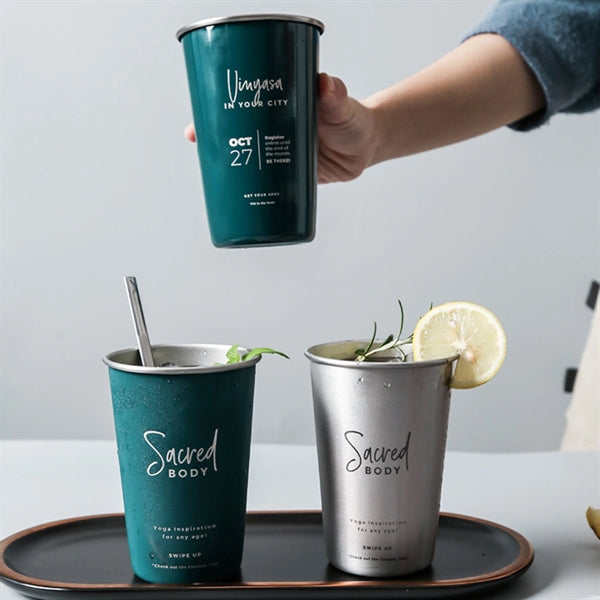 Stainless Stackable Pint Cup Tumblers