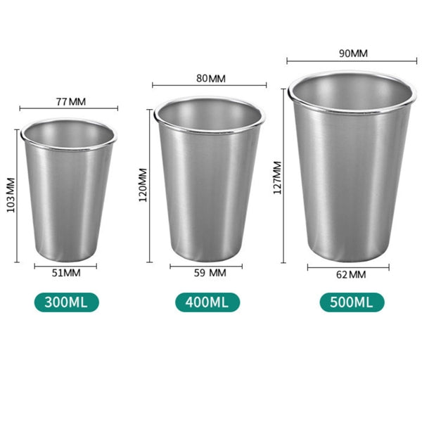 Stainless Stackable Cup Tumblers Beer Mug