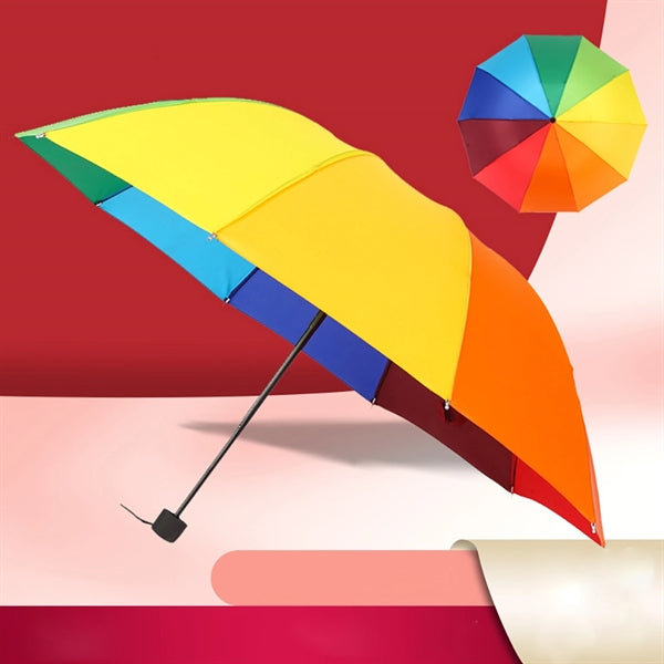 Foldable Rainbow Umbrella