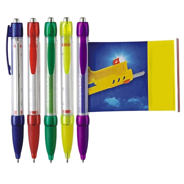 Advertising Pull-Out Banner Message Ball Pen