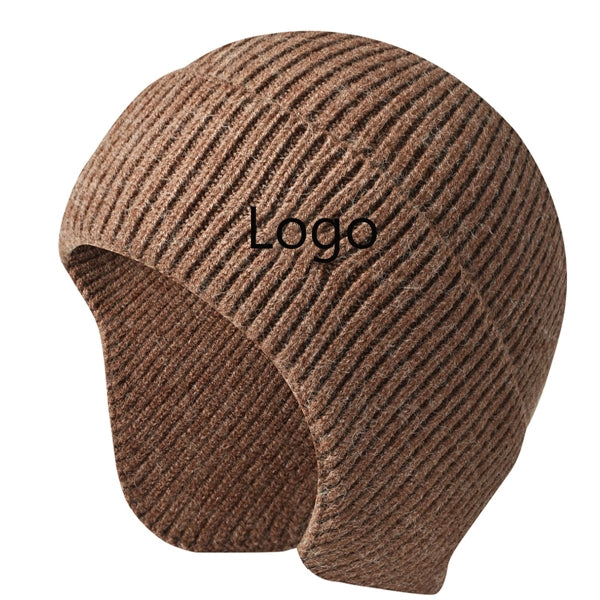 Knit Beanie Hat with Ear Protection