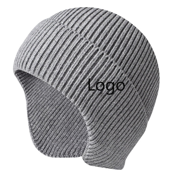 Knit Beanie Hat with Ear Protection