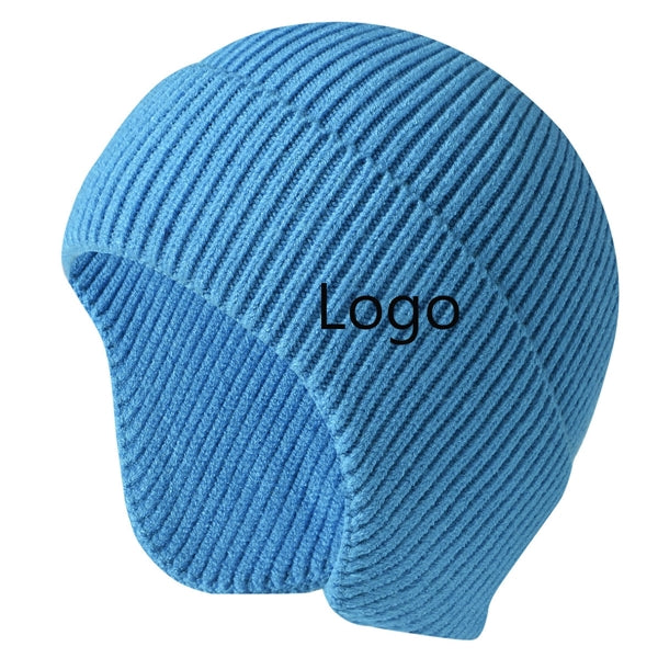 Knit Beanie Hat with Ear Protection