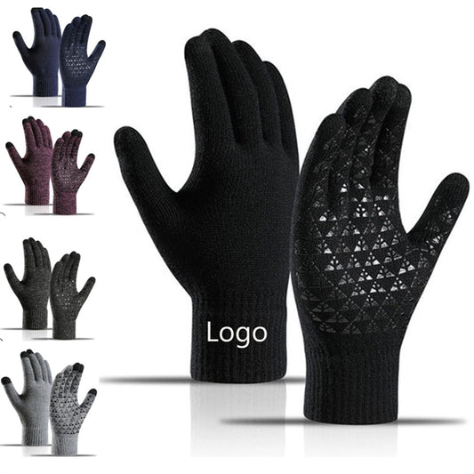 Anti-Slip Touchscreen Winter Knit Gloves