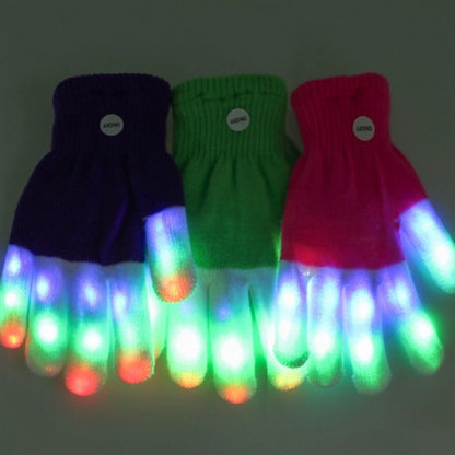 LED Finger Light Up Gloves
