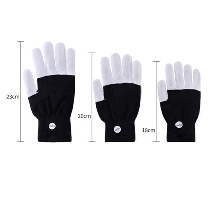 LED Finger Light Up Gloves