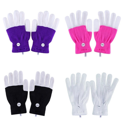 LED Finger Light Up Gloves