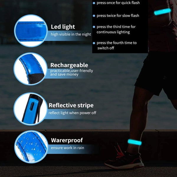 Rechargeable LED Armband Running Gear