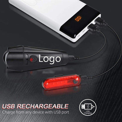 Rechargeable Bicycle Front Back Lights