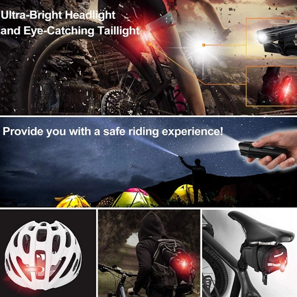 Rechargeable Bicycle Front Back Lights