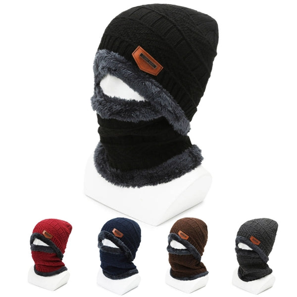 Winter Beanie Hat Scarf Set