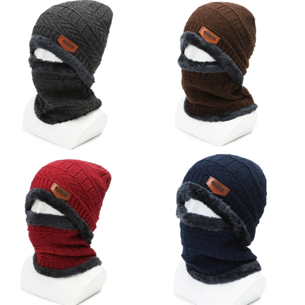 Winter Beanie Hat Scarf Set