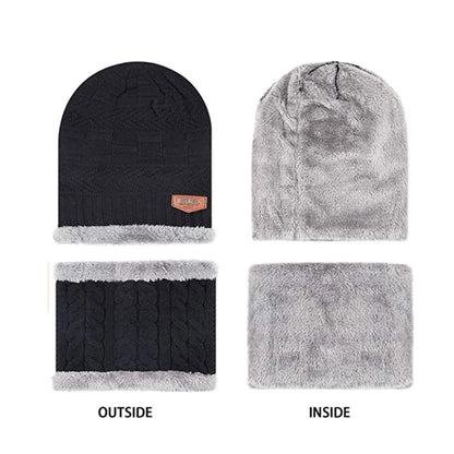 Winter Beanie Hat Scarf Set