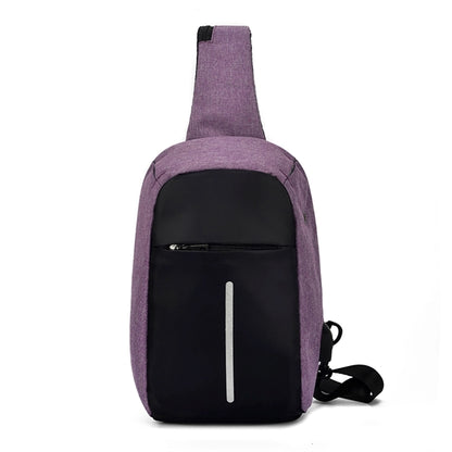 USB Charging Crossbody Sling Backpack