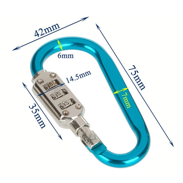 Metal Carabiner Digital Padlock