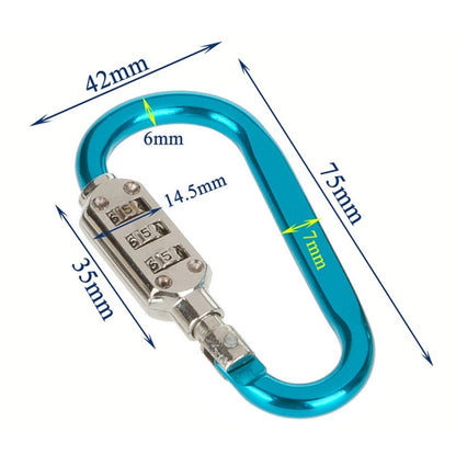 Metal Carabiner Digital Padlock