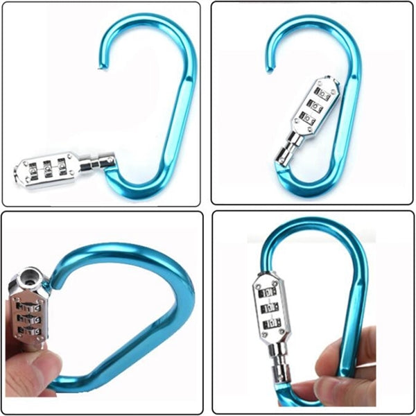 Metal Carabiner Digital Padlock