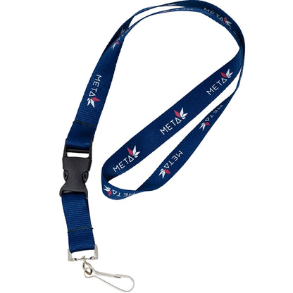 Silkscreened Flat Polyester Lanyard