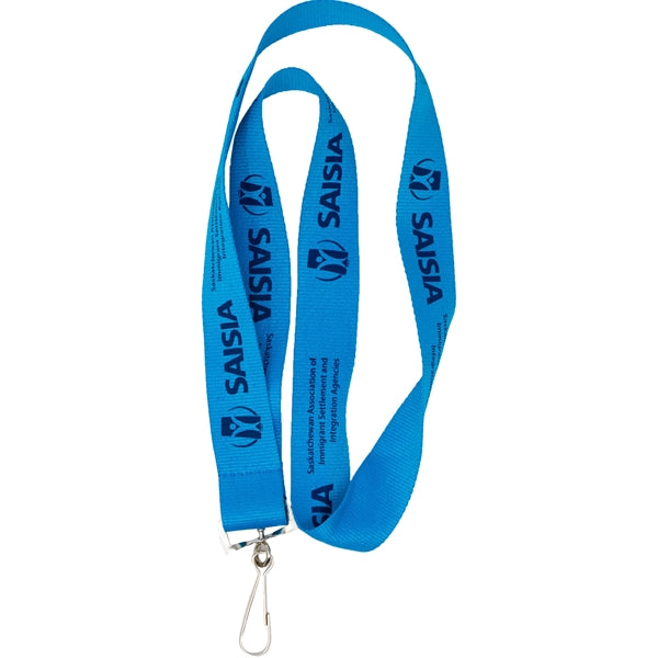 Silkscreened Flat Polyester Lanyard