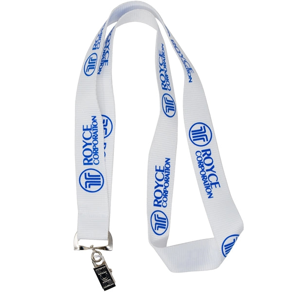 Silkscreened Flat Polyester Lanyard
