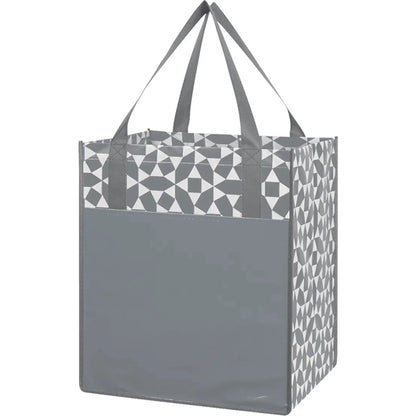 Non-Woven Geometric Shopping Tote Bag