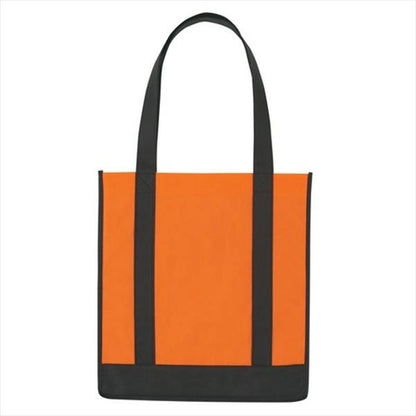 Non-Woven Two-Tone Shopper Tote Bag