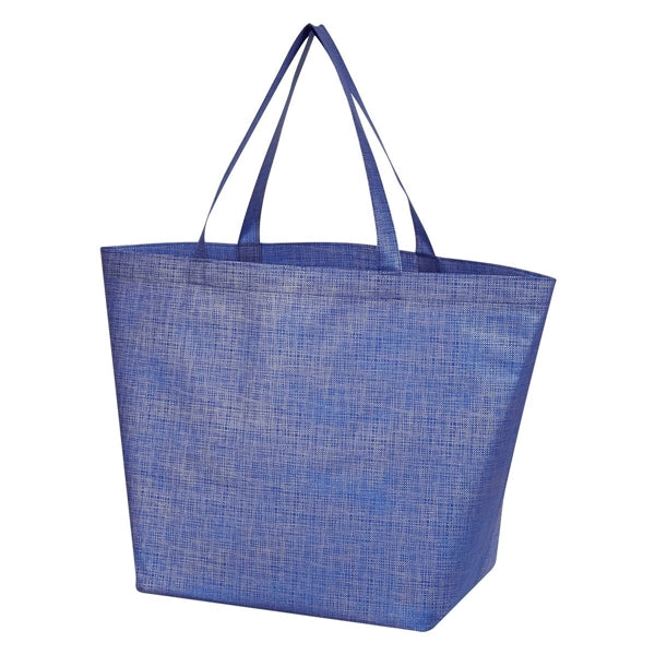 Non-Woven Crosshatched Tote Bag