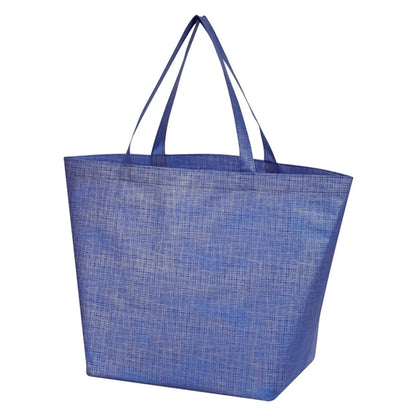 Non-Woven Crosshatched Tote Bag