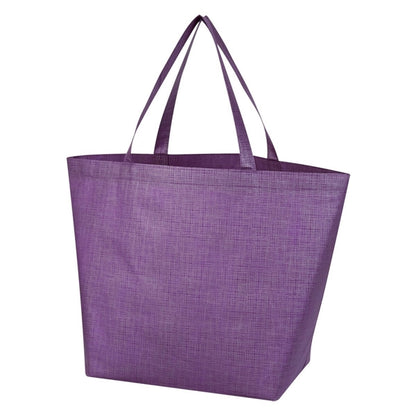 Non-Woven Crosshatched Tote Bag