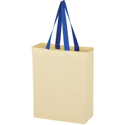 Natural Cotton Canvas Grocery Tote Bag