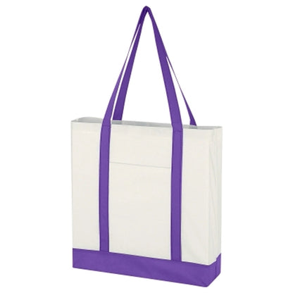 Non-Woven Tote Bag With Trim Colors