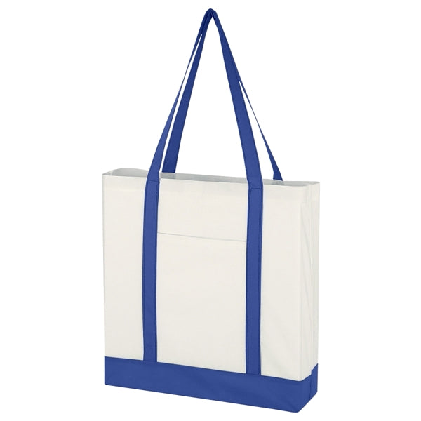 Non-Woven Tote Bag With Trim Colors