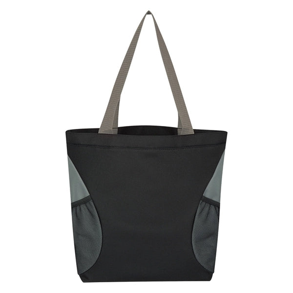 Mesh Accent Tote Bag