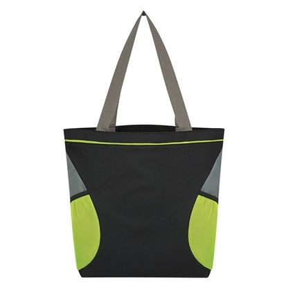 Mesh Accent Tote Bag