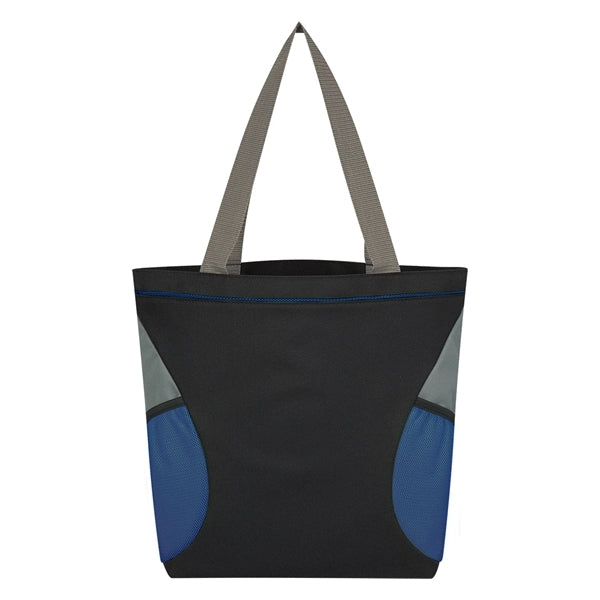 Mesh Accent Tote Bag