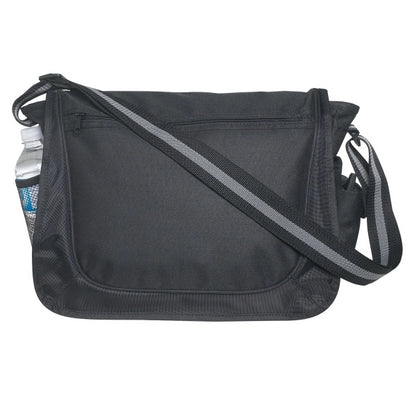 Messenger Bag With Matching Striped Handle