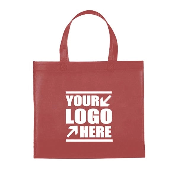 Custom Heat Seal Non-Woven Shopping Tote Bag.
