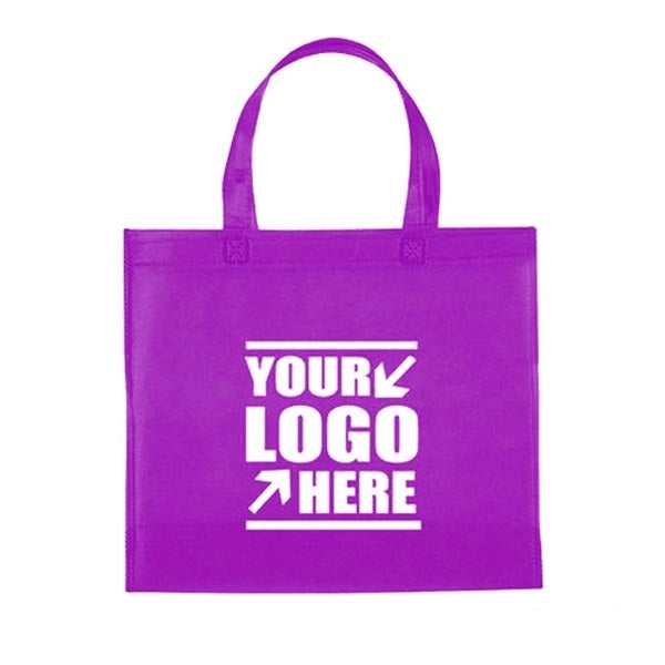 Custom Heat Seal Non-Woven Shopping Tote Bag.