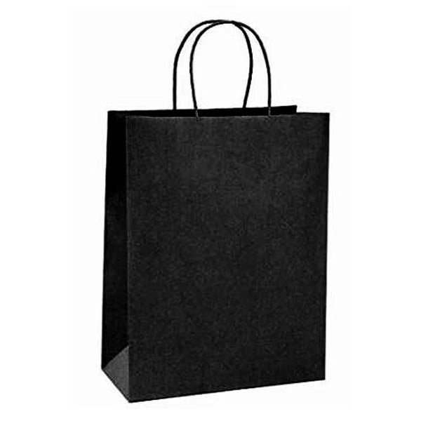 Custom Vertical Brown Kraft Paper Shopping Bag - BG