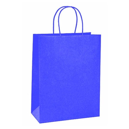 Custom Vertical Brown Kraft Paper Shopping Bag