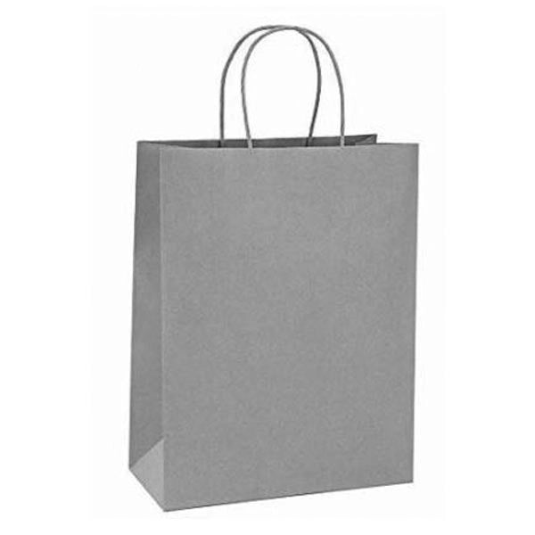Custom Vertical Brown Kraft Paper Shopping Bag - BG