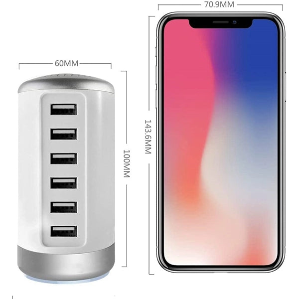 Universal USB Charger Station 6-Port