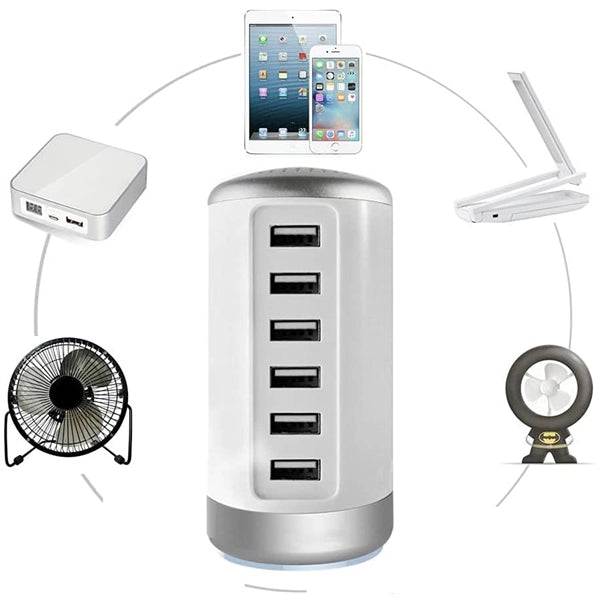 Universal USB Charger Station 6-Port