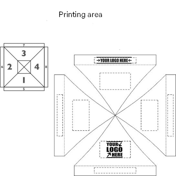 10 x 10 ft Advertising Tents