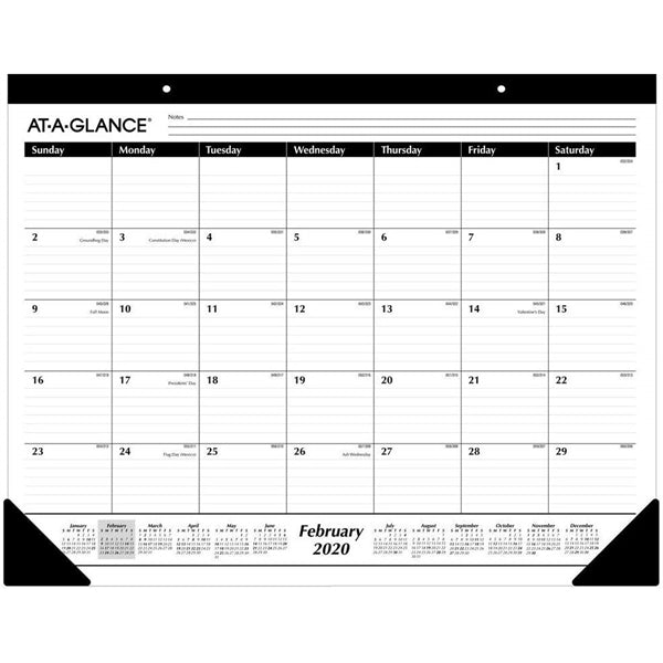 Desk Calendar Pad