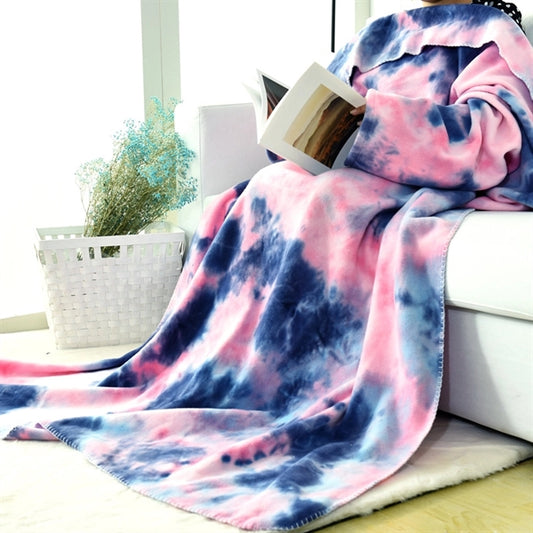 Fleece Blanket with Sleeves